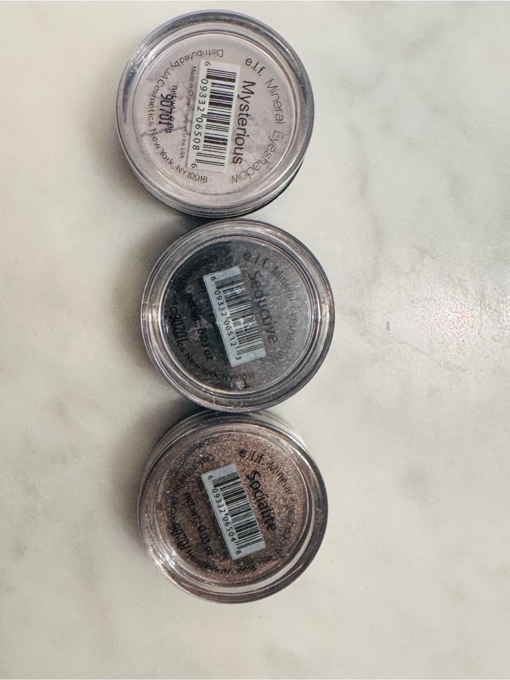 e.l.f. Single Eyeshadow Trio - socialite, seductive, mysterious